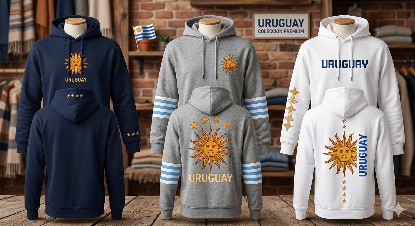 Hoodie Uruguay Colección Premium